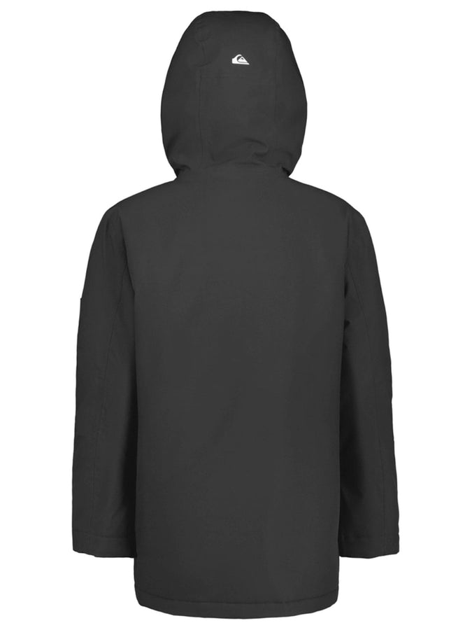 Quiksilver Mission Solid 2027 Youth Insulated Jacket - BLACK (001)