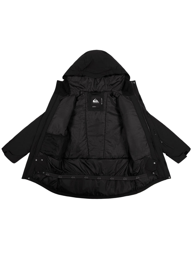 Quiksilver Mission Solid 2027 Youth Insulated Jacket - BLACK (001)