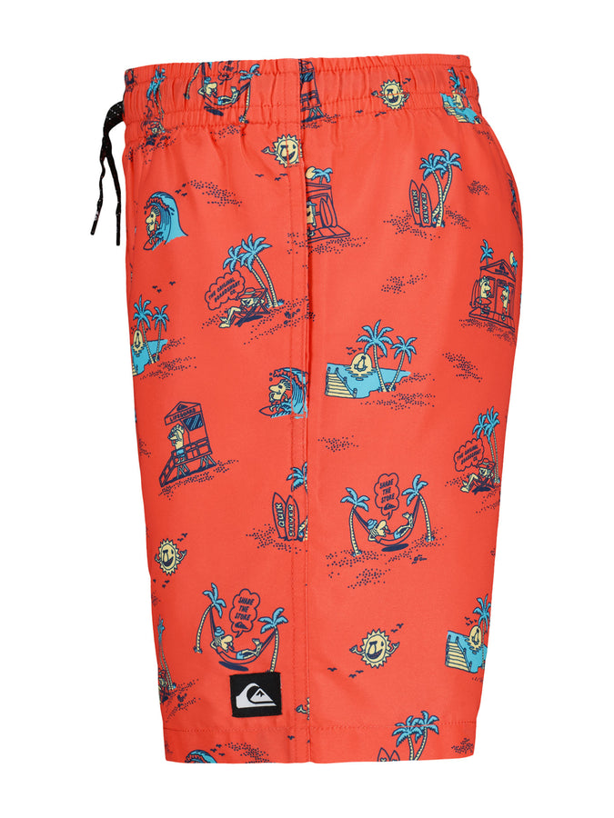 Quiksilver Everyday Mix Volley Boardshorts Spring 2026 | HOT CORAL (671)