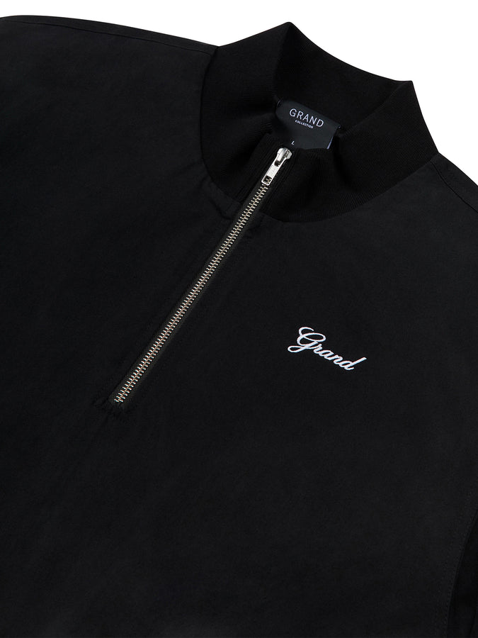 Grand Quarter Zip Jacket Fall 2026 | BLACK
