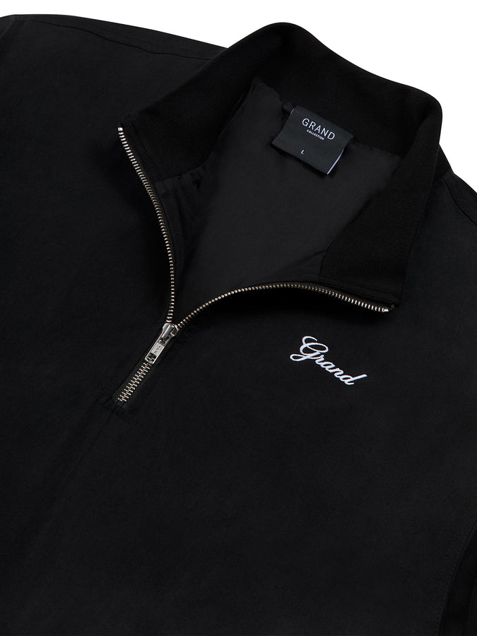 Grand Quarter Zip Jacket Fall 2026 | BLACK