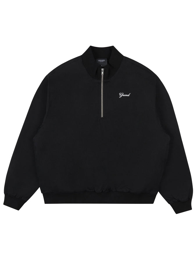 Grand Quarter Zip Jacket Fall 2026 | BLACK