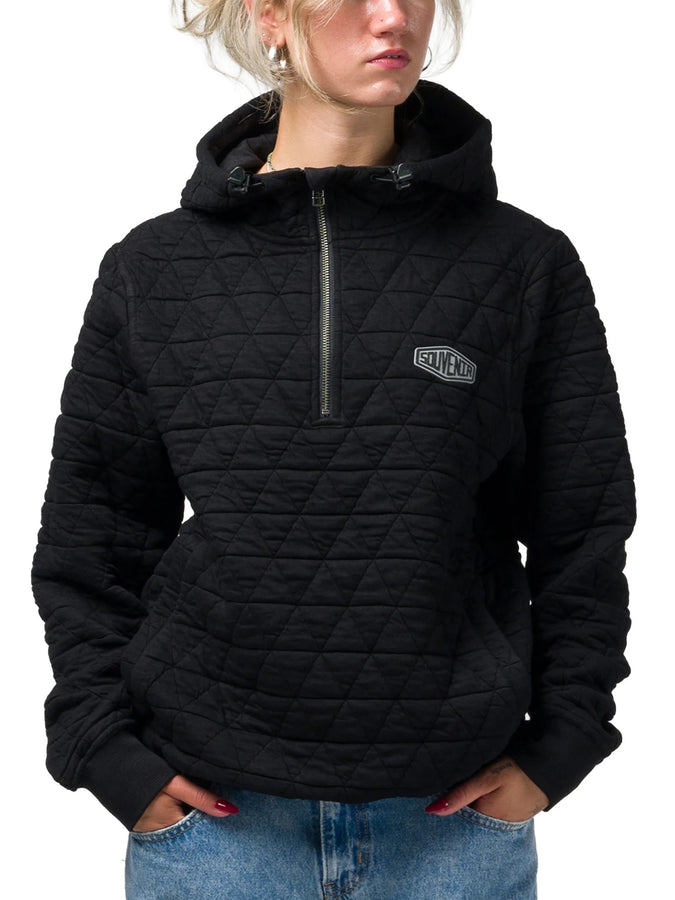 Souvenir Quilted Hoodie Fall 2026 | BLACK