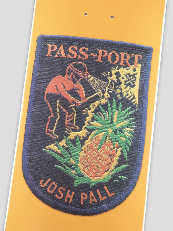 Pass Port Patch Series Josh 8.38 Skateboard Deck | YELLOW