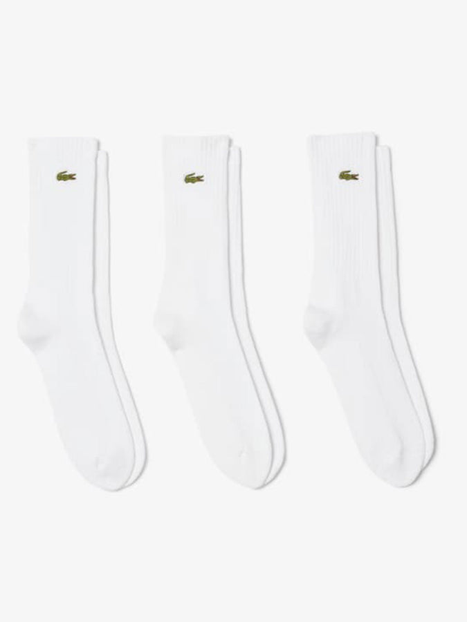 Lacoste Sport 3 Pack Socks | WHITE (Z92)