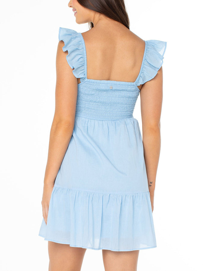Roxy Tropical Tulip Dress Spring 2026 | AIRY BLUE SOLID (BAY)