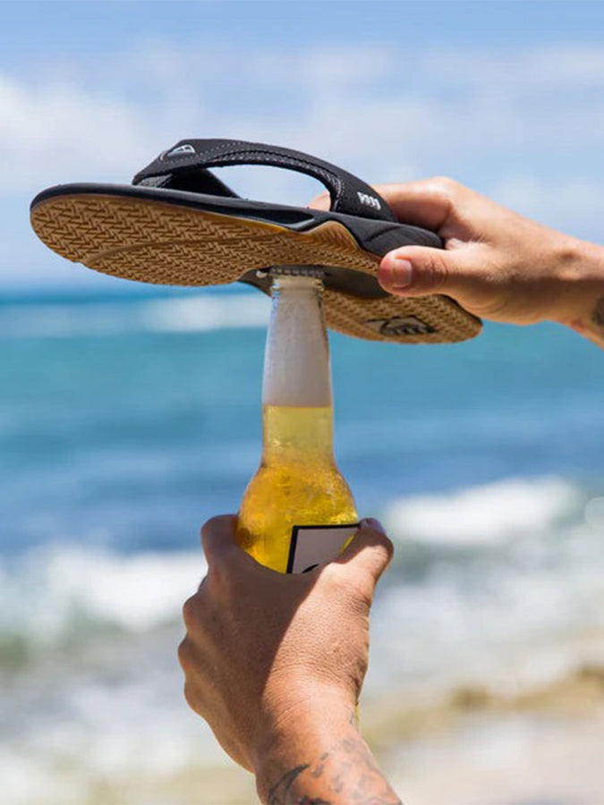 Reef Fanning Black/Silver Sandals Summer 2026 | BLACK/SILVER
