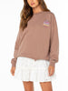 Roxy Lineup Oversized Crewneck Sweatshirt Summer 2026