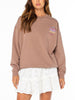Roxy Lineup Oversized Crewneck Sweatshirt Summer 2026