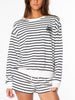 Roxy Surfing Moonlight Stripe Crewneck Sweatshirt Fall 2026