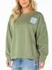 Roxy Morning Stroll Crewneck Sweatshirt Fall 2026