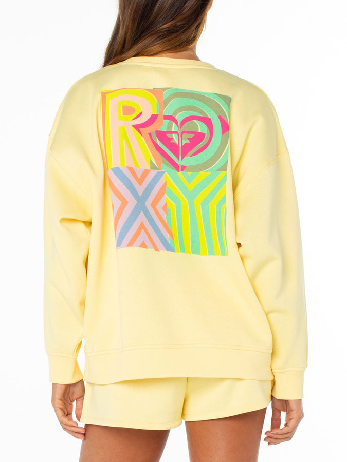 Roxy Morning Stroll Roxy Echo Crewneck Sweatshirt Summer 2026 | POPCORN ROXY ECHO (NPC)