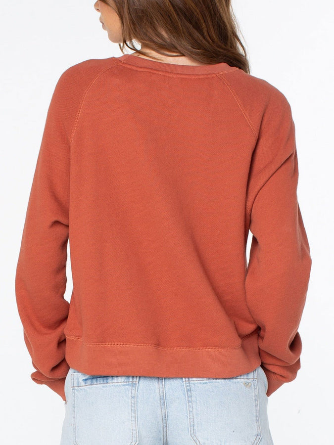 Roxy Golden Hour Crewneck Sweatshirt Fall 2026 | CHUTNEY SOLID (CCH)