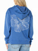 Roxy Wailea Dutch Blue Stitch Hibiscus Hoodie Fall 2026
