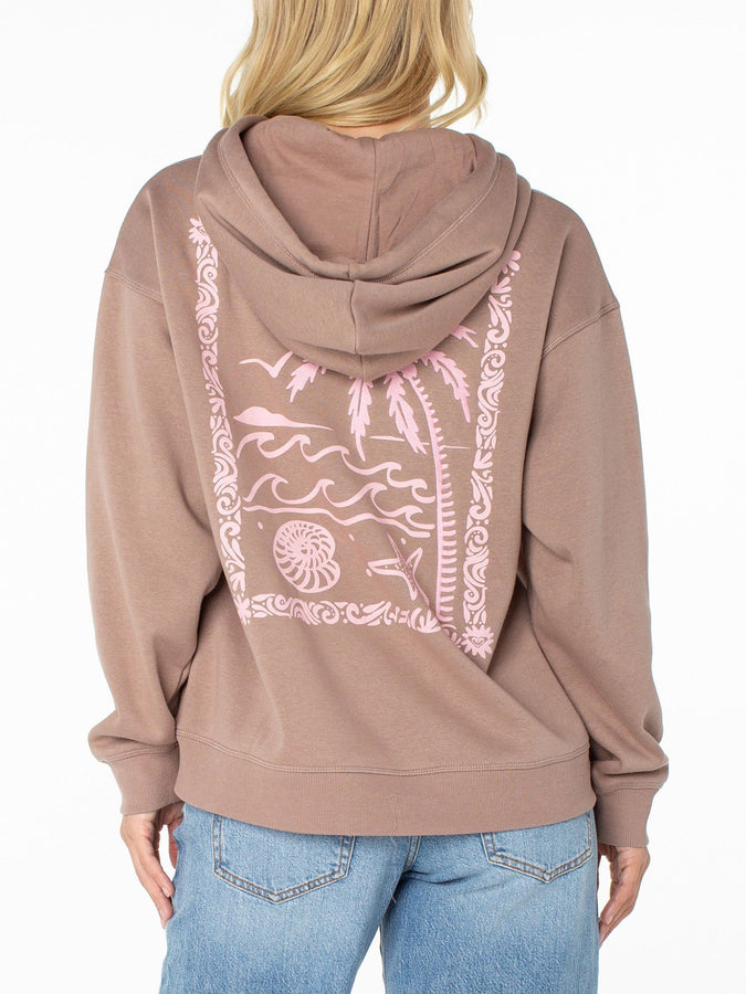 Roxy Wailea Ginger Snap Palm Poster Hoodie Fall 2026 | GINGER SNAP PALM POSTER (CGS)