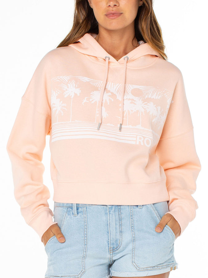 Roxy Breakwater Hoodie Summer 2026 | TROPICAL PEACH WNDY PALM (MDR)