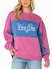 Roxy Lineup Colorblock Crewneck Sweatshirt Fall 2026