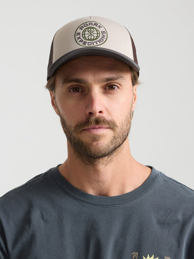 Roark Foam Trucker Global Hat | MILITARY (MIL)