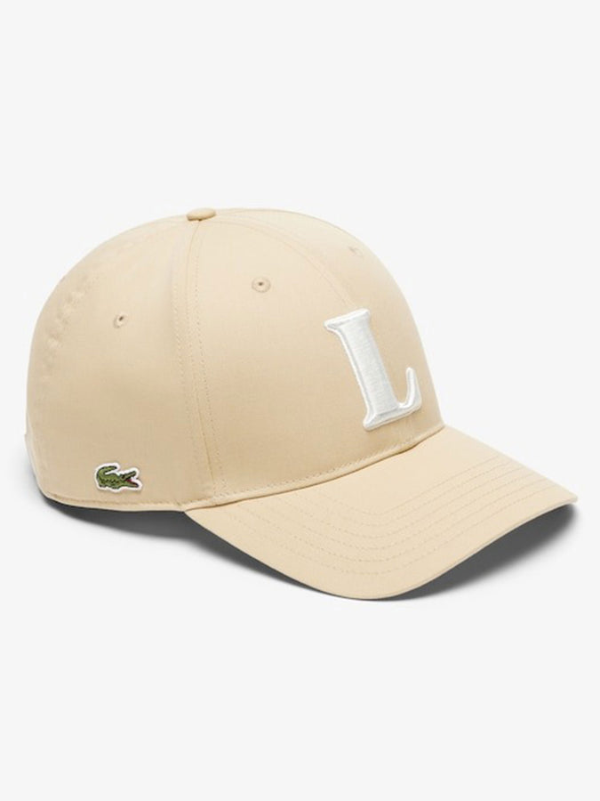Lacoste 3d Embroidery Baseball Strapback Hat | BEIGE (8XF)
