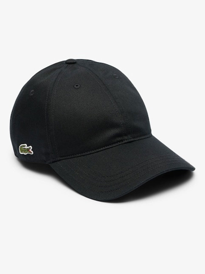 Lacoste Cotton Twill Strapback Hat | BLACK (031)