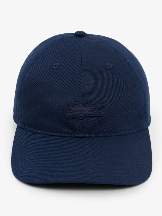 Lacoste Cotton Twill Badge Hat | NAVY (166)