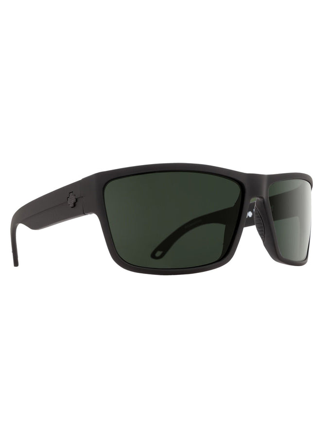 Spy Rocky Matte Black/HD Plus Grey Green Polarized Sunglasses | MATTE BLK/HD GRY GRN POL