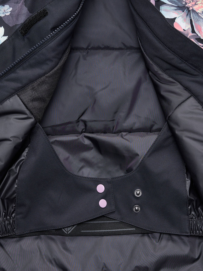 Roxy Floral Block Parka Jacket Winter 2026 | BLACK (001)