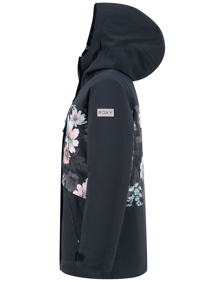 Roxy Floral Block Parka Jacket Winter 2026 | BLACK (001)