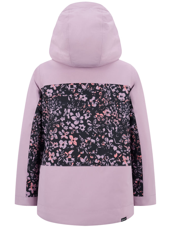 Roxy Floral Block Parka Jacket Winter 2026 | DISCREET MAUVE (654)
