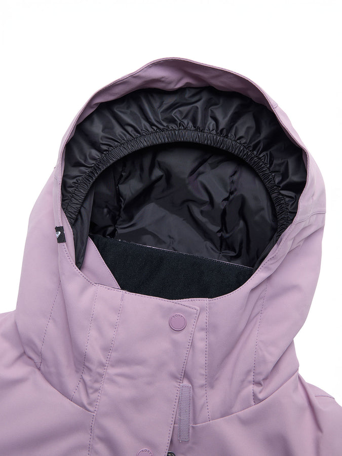 Roxy Floral Block Parka Jacket Winter 2026 | DISCREET MAUVE (654)