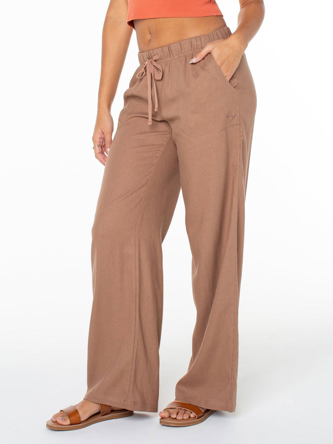 Roxy Lagoon Pants Spring 2026 | BROWNIE SOLID (CBR)