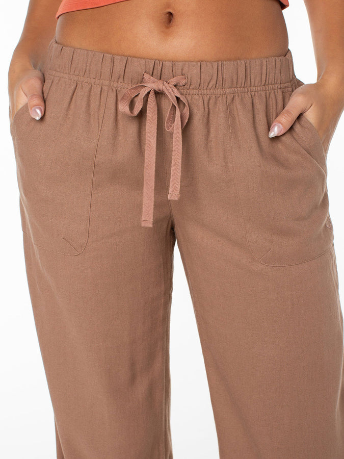 Roxy Lagoon Pants Spring 2026 | BROWNIE SOLID (CBR)