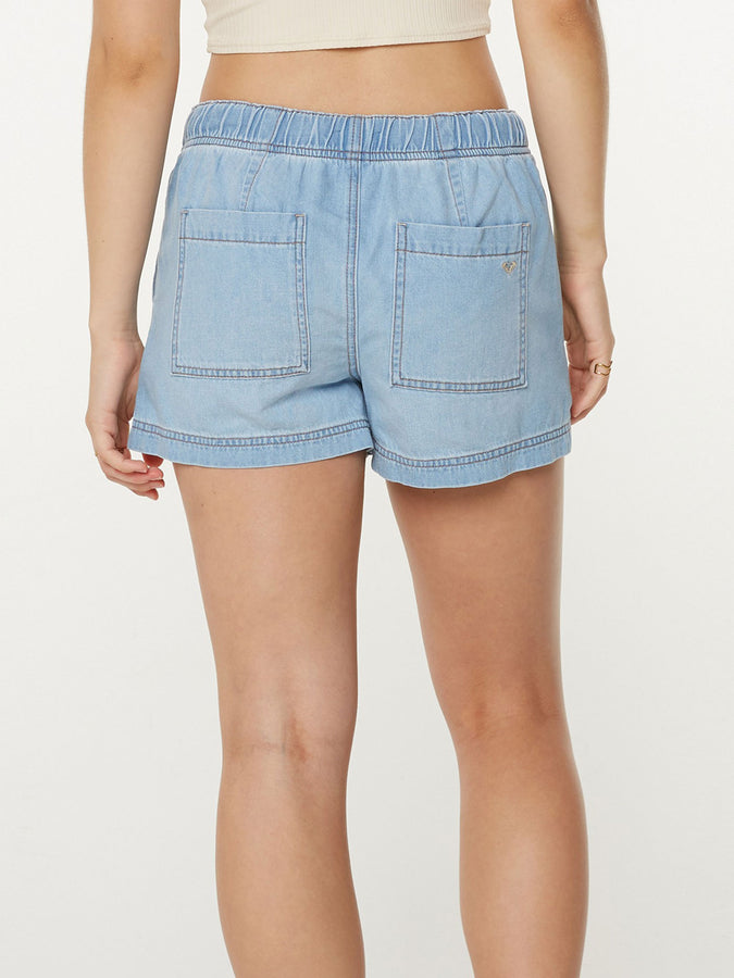 Roxy Shorebreak Shorts Spring 2026 | PARADISE BLUE DENIM WASH (BMP)