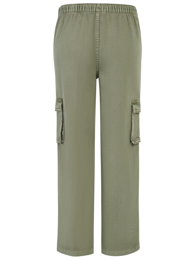 Roxy Precious Cargo Pants Fall 2025 | OIL GREEN (315)