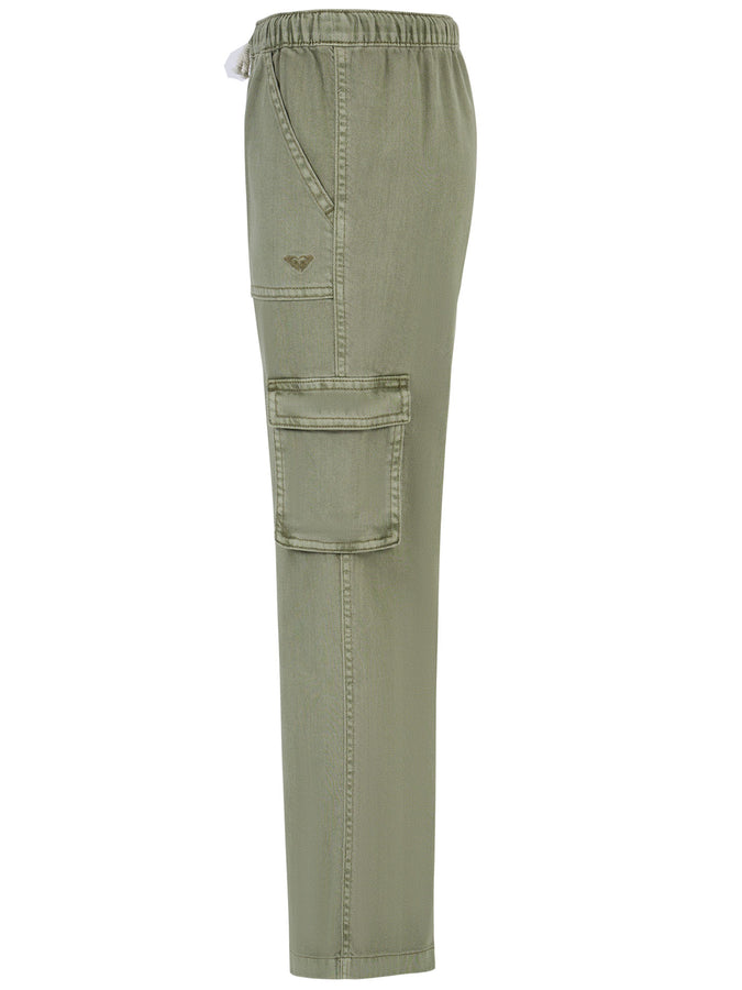 Roxy Precious Cargo Pants Fall 2025 | OIL GREEN (315)