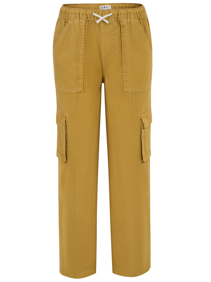 Roxy Precious Cargo Pants Fall 2025 | AMBER GOLD (712)