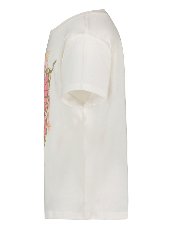 Roxy Butterfly Groove T-Shirt Fall 2026 | COCONUT MILK (109)