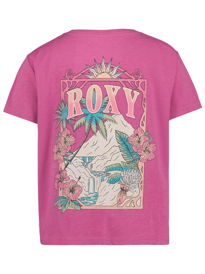 Roxy Peak Blossom T-Shirt Fall 2026 | PURPLE ORCHID HEATHER (507)