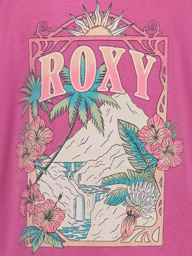 Roxy Peak Blossom T-Shirt Fall 2026 | PURPLE ORCHID HEATHER (507)
