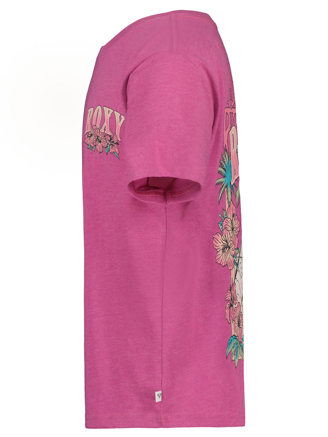 Roxy Peak Blossom T-Shirt Fall 2026 | PURPLE ORCHID HEATHER (507)