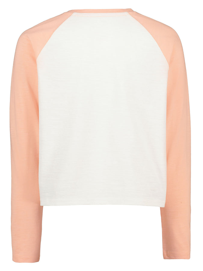Roxy Sunshine Mindset Long Sleeve T-Shirt Fall 2026 | CORAL PINK HEATHER (905)