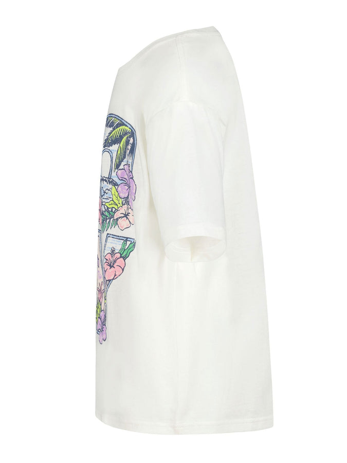 Roxy Paradisus Oversized T-Shirt Spring 2026 | COCONUT MILK (109)