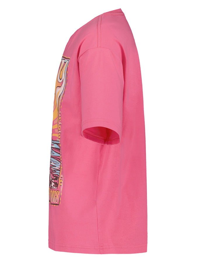Roxy Horizons Oversized T-Shirt Spring 2026 | PINK BREEZE (694)
