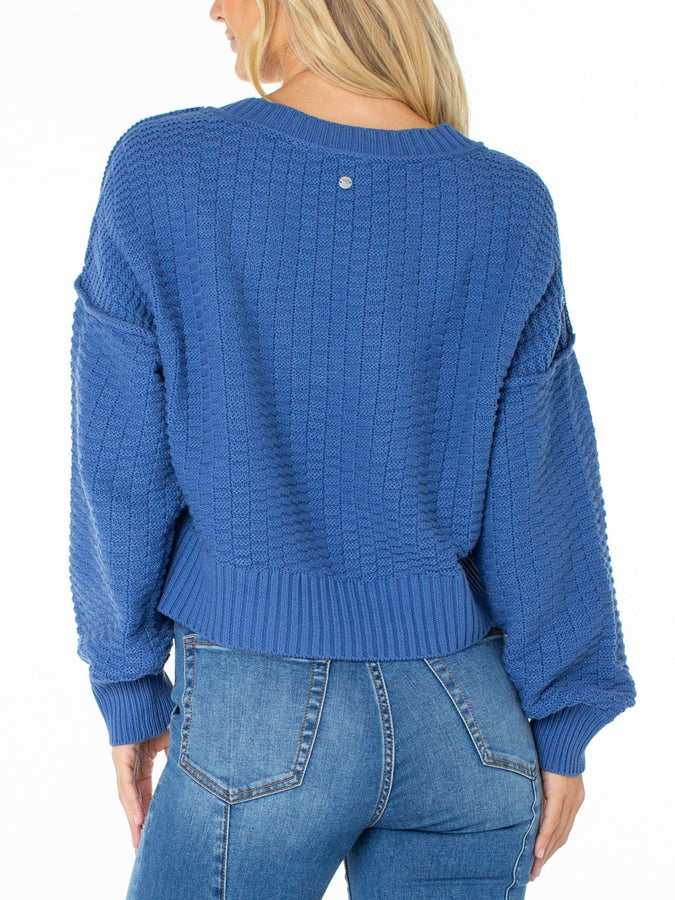 Roxy Study Hall Sweater Fall 2026 | DUTCH BLUE SOLID (BDB)