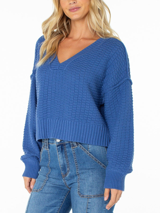 Roxy Study Hall Sweater Fall 2026 | DUTCH BLUE SOLID (BDB)