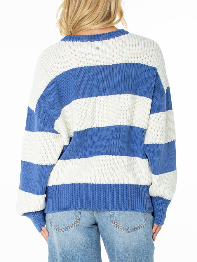 Roxy West Side Sweater Fall 2026 | DUTCH BLUE STRIPE (BDB)