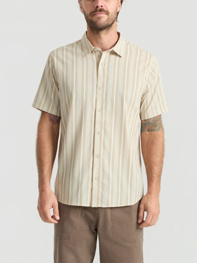 Roark Bless Up Short Sleeve Buttondown Shirt Spring 2026 | BEIGE (BEI)