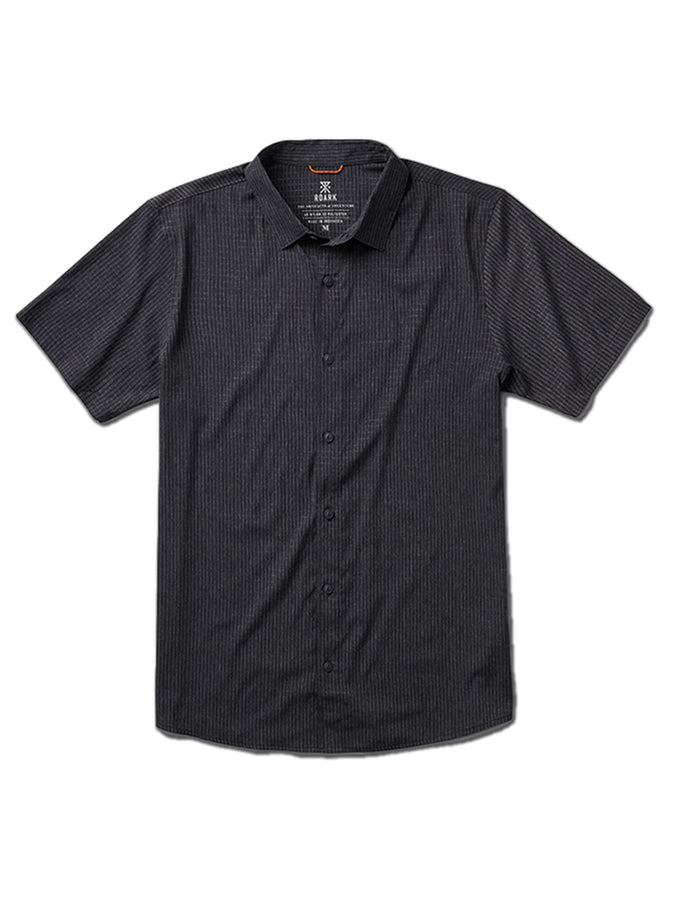 Roark Bless Up Short Sleeve Buttondown Shirt Spring 2026 | BLACK 2 (BLK2)