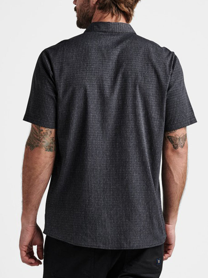 Roark Bless Up Short Sleeve Buttondown Shirt | BLACK 2 (BLK2)
