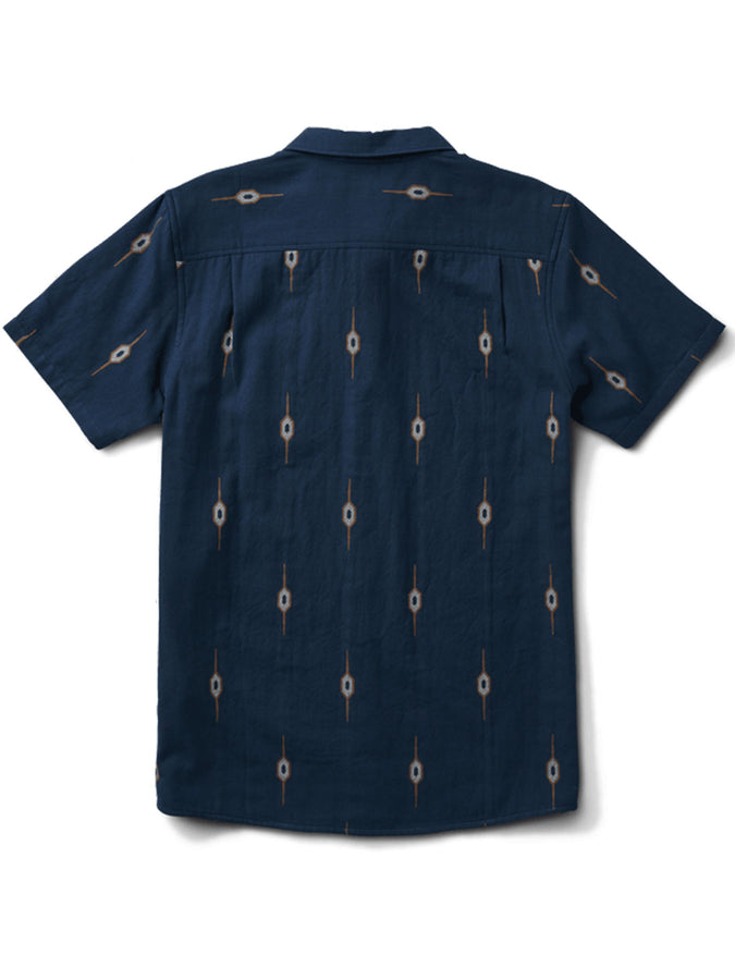 Roark Spring 2024 Journey Short Sleeve Buttondown Shirt | CASTAGNO NAN BLUE (CNBL)